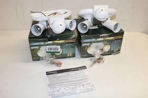 lot 49 image: Newport Flood Light w Motion Sensor - Lot of 2