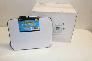 lot 56 image: White Erase Board w Black Marker 11x8.5 - Box of 24