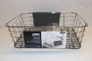 lot 86 image: Dish and Utensil Drying Rack NEW