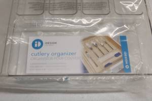 lot 92 image: iDesign Cutlery Utensils Organizer Tray NEW