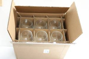 lot 107 image: Libbey Stemless Wine Glasses - 12 Glasses
