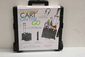lot 110 image: Collapsible Cart On The Go 16.5x16x15 Open (folds down to 3)