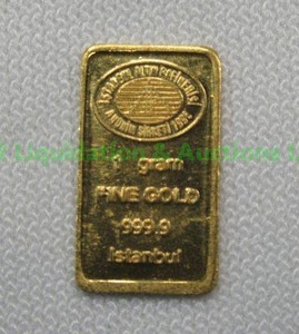 lot 24 image: Gold 999.9 fine 1 gram