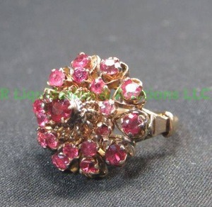 lot 82 image: 18K Gold, Ruby, Ring