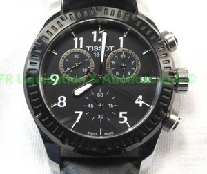 lot 96 image: Tissot V8 Chronograph Leather Watch