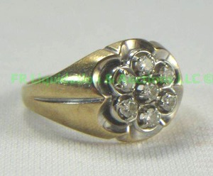lot 168 image: 14K Gold, Diamond ring