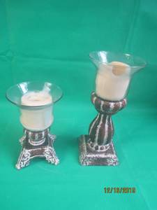 lot 44 image: CANDLE HOLDERS