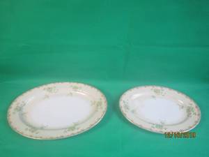 lot 57 image: 2 PLATTERS&nbspFINE&nbsp CHINA OF JAPAN ,BRENTWOOD&nbspMATCHES #55&amp56