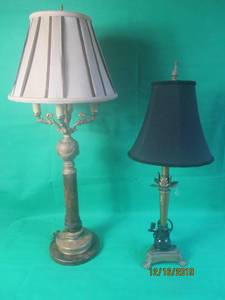 lot 66 image: 2 TABLE LAMPS&nbsp