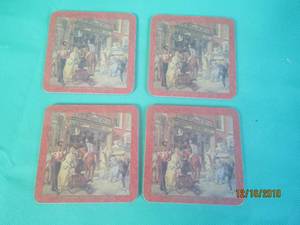 lot 75 image: SET OF VINTAGE COASTERS