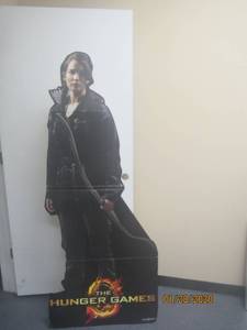lot 50 image: HUNGER GAMES LIFE SIZE STANDEE