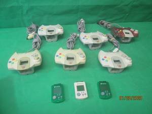 lot 71 image: DREAMCAST CONTROLLERS