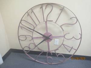 lot 72 image: KIRKLAND METAL CLOCK