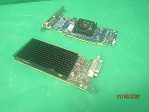 lot 97 image: NVIDIA NVS 300 AND RADEON GRAPHICS AMD
