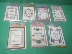 lot 214 image: 7 NEW SANDI PHIPPS KEEP SAKES CARD SETS