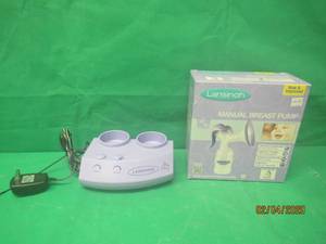lot 235 image: 2-LANSINOH BREAST PUMPS&nbsp
