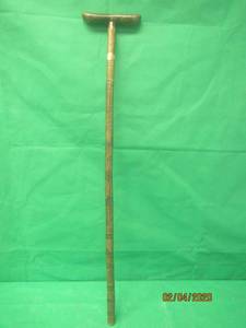 lot 245 image: SIR JEFFREY BRITISH 1941 EAST INDIA WALKING CANE&nbsp