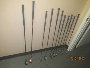 lot 250 image: 11-ADAMS GOLF CLUBS ,PRO TOUR AND TAYLOR MADE&nbsp