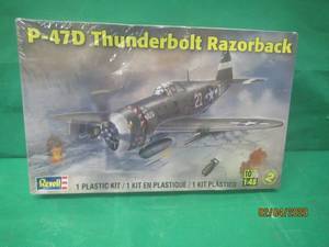 lot 251 image: P-47D THUNDERBOLT RAOR BACK MODEL PLASTIC KIT&nbsp