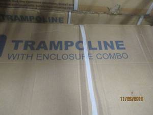 lot 239 image: 1-TRAMPOLINE WITH ENCLOSURE COMBO 14RC SERIES (BOX 2 OF 2 )