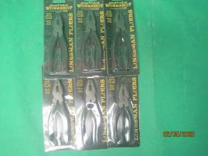 lot 322 image: 6 NEW LINEMAN PLIERS&nbsp