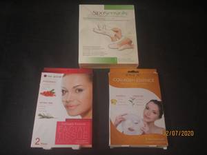 lot 396 image: COLLAGEN ESSENCE FACIAL TISSUE MASKS AND MORE SEE PICS