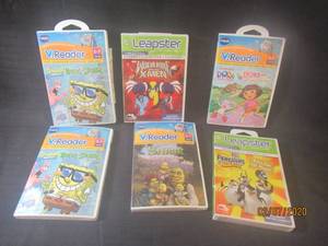 lot 405 image: 6 NEW VTECH  LEAP FROG LEARNING GAMES