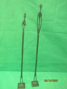 lot 419 image: CAST IRON STATUTES MADE IN INDIA