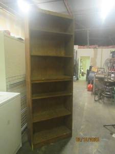 lot 448 image: BOOK CASE 6 SHELF 30 X 12 X 84 TALL