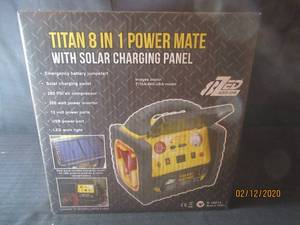 lot 344 image: NEW IN BOX TITAN 8IN1 POWER STATION&nbsp