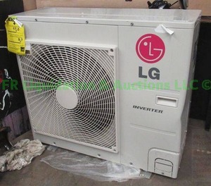 lot 4 image: LG model LUU247HV, Single Zone Inverter Heat Pump Ceiling Condenser. Like New Never used or installed