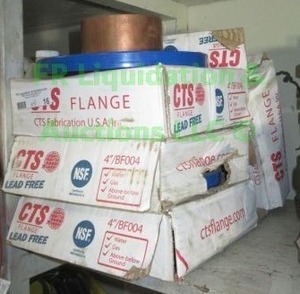 lot 16 image: CTS 4 flange lead free BF004, unused in original boxes, 4 count
