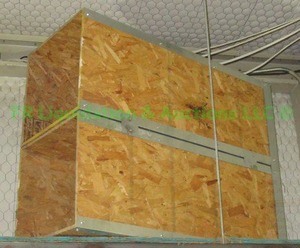 lot 59 image: Custom fabricated double storage box, approx, 36 tall