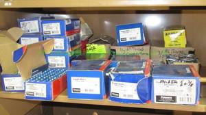 lot 115 image: Assorted hardware as shown one shelf full