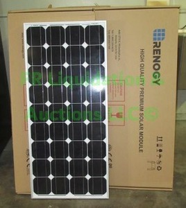 lot 85 image: Renogy 100 Watt 12 Volt Monocrystalline Solar Panel model RNG-100D, 2 total