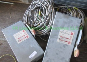 lot 417 image: Eaton Cutler Hammer industrial safety switch (2) plus flex conduit