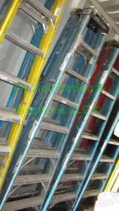 lot 429 image: Werner 8ft folding ladder, 2 count