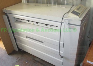 lot 463 image: Xerox 8825 wide format plotter printer