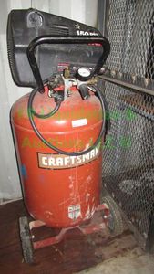 lot 485 image: Craftsman 30 gallon 6hp oil free air compressor