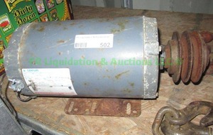 lot 502 image: Century 3hp electric motor
