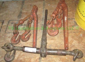 lot 503 image: Ratchet chain binders & chain tensioners