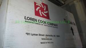 lot 522 image: Cook company Gemini 400 series inline exhaust fan