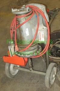 lot 156 image: Ridgid 300 power drive pipe threader with stand, matches lot 137