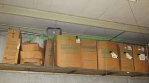 lot 160 image: Manson duct & pipe insulation plus, contents of shelf