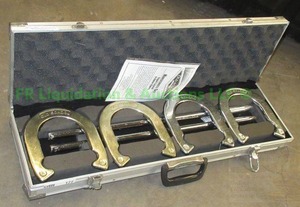lot 177 image: Old School sports horse shoe game set, unused