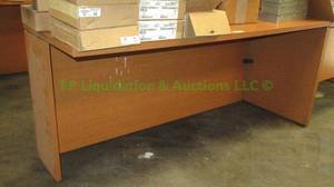 lot 196 image: Laminate desk shell 66 x 24 x 29
