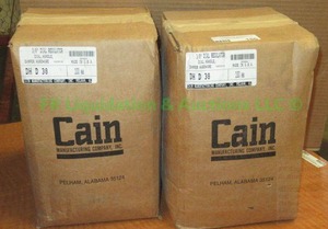 lot 186 image: Cain manufacturing 38 dial regulator damper hadrware, 2 boxes, 100 per box