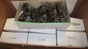lot 183 image: US Standard products smoke tinted safety glasses, 7 boxes, 12 pair per box