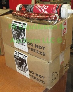 lot 203 image: SpecSeal LC120 endothermic firestop sealant, 2 cases, 12 per case