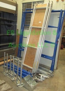 lot 287 image: Scaffolding system as shown, includes accessories, appears complete